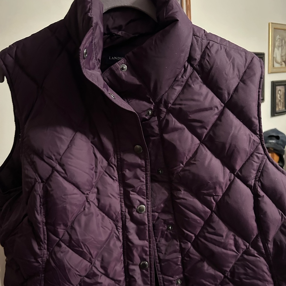 XL Purple Lands’ End Vest